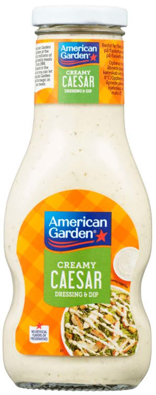 Caesar Dressing Creamy American Garden 250ml. /dato