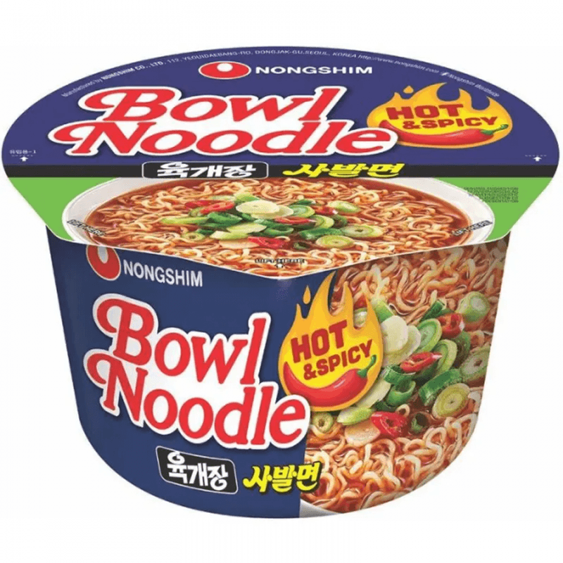 Bowl Noodle Hot Spicy Nongshim 100g.
