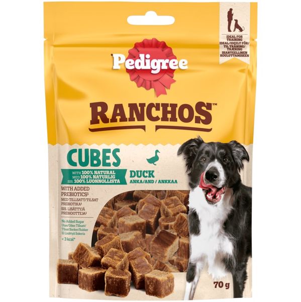 Pedigree Ranchos Cubes Duck 70g.