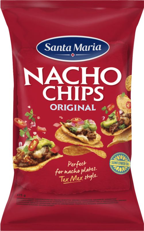Santa Maria Nacho Chips 475g.