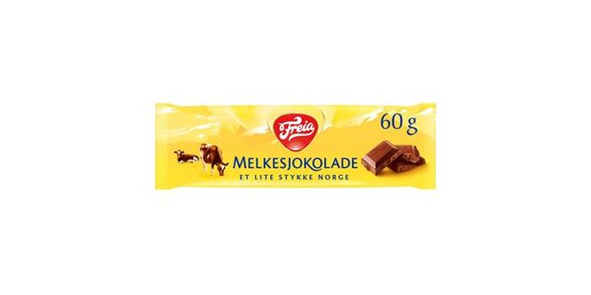 Hovedbilde Melkesjokolade Freia 60g./ Dato