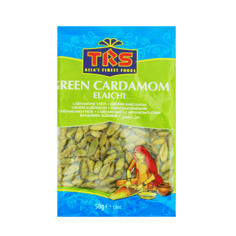 TRS Grønn Kardemomme Hel 50g.