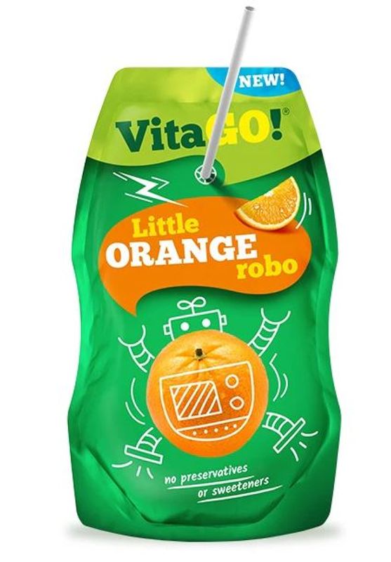 Vita Go! Orange Robo Little  200ml.